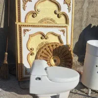 توالت فرنگی و روشویی