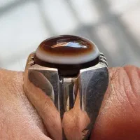 عقیق سه پوست طبیعی و فاخر