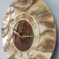 ساعت و جاکلیدی چوب و رزین در طرح های خاص وزیبا