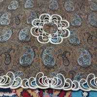 رومیزی ترمه طرح بوته جغه نونونو|پرده، رانر، رومیزی|تهران, سلسبیل شمالی|دیوار