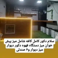 دکور کامل کافه سالم تمیز