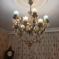 لوستر ۱۲ شاخه برنج|لوستر و چراغ آویز|تهران, نیروی دریایی|دیوار