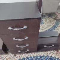 میز آرایش دراور با آینه ریلی درحد نو|جاکفشی، کمد، دراور|اصفهان, ابر|دیوار