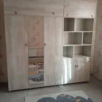 کتابخانه کمدلباس شلف،کمد لباس قفسه دراور جاکفشی|کتابخانه، شلف، قفسه‌های دیواری|مشهد, نکاح|دیوار