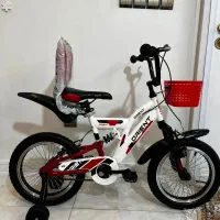 دوتا دوچرخه کودک سایز ۱۶ فنردار درحد نو نو
