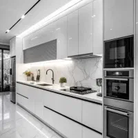 کابینت آشپزخانه. هایگلاس