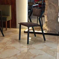 صندلی فلزی و چوبی با پارچه درجه یک|صندلی و نیمکت|ابهر, |دیوار