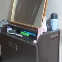 جاکفشی با آینه روش