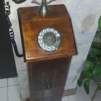 تلفن آنتیک چوبی
