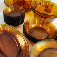 سرویس عسلی دورالکس ۵ میلیون|ظروف سرو و پذیرایی|سنندج, |دیوار