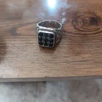 زنجیر نقره وانگشتر