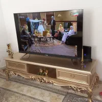 مبل سلطنتی  کنسول و میز تیوی ست چوب راش|مبلمان خانگی و میز عسلی|ساوه, |دیوار