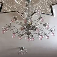 لوستر|لوستر و چراغ آویز|دلیجان, |دیوار