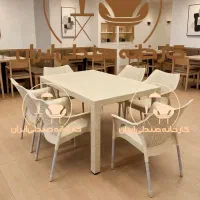 میز و صندلی پلاستیکی طرح ارا ناهارخوری  غذاخوری