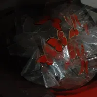 گل روبانی و پروانه ای|گل مصنوعی|دزفول, |دیوار