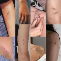 مدل تاتو بدن مینیمال به سلیقه ی مشتری(بانوان)|خدمات آرایشگری و زیبایی|آستانه اشرفیه, |دیوار