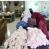 خانم جهت کار در تولیدی لباس