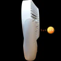 پنکه شارژی چراغ دار بدنه سفید نور مهتابی 30 وات|پنکه و تصفیه‌کنندهٔ هوا|تهران, فردوسی|دیوار
