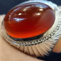 انگشتر عقیق سرخ