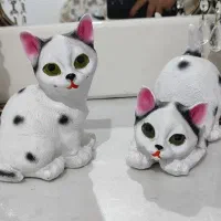 دو عدد مجسمه گربه