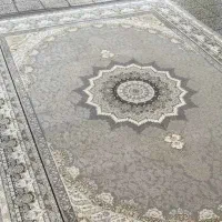۲عدد،قالی پاتریس رنگ کرم ۷۰۰شانه ۹متری(نو و آکبند)