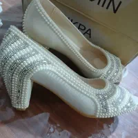 کفش عروس سایز ۳۹ نو|کیف، کفش، کمربند|تبریز, |دیوار