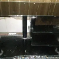 زیر تلوزیونی شیشه ایی