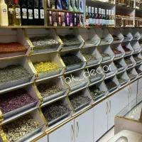 جا حبوباتی  اماده لوکس قفسه شکلات م دکور فروشگاهی