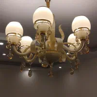 لوستر ۶ شعله کاملا نو