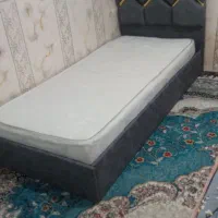 تخت خواب یک نفره با تشک کامل نو نو