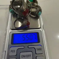 انگشترهای نقره عتیقه / گردنبند نقره ایتالیایی