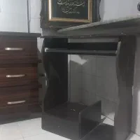 میزکامپیوتر دراور با ایینه تابلو وان یکاد