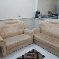 مبلمان راحتی ۷ نفره به علاوه یک مبل تک|مبلمان خانگی و میز عسلی|قم, بلوار امین و ساحلی|دیوار