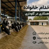 استخدام خانواده جهت همکاری در گاوداری