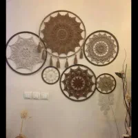 قلاب بافی قبول سفارش ماندالابافی|صنایع دستی و سایر لوازم تزئینی|میانه, |دیوار