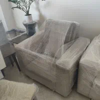 فروش دو مبل تک و دو عدد عسلی|مبلمان خانگی و میز عسلی|تهران, شهرک آتی شهر|دیوار