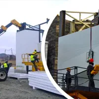 ساندویچ پانل کبیر پانل آماده در انبار