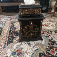 سطل زبال و جا دستمال کاغذی