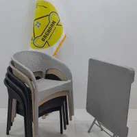 صندلی پلاستیکی میز تاشو مدل Rahat/باغدان