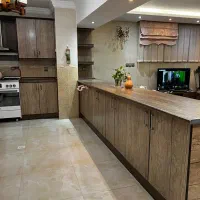 کابینت ام دی اف به همراه هود|کتابخانه، شلف، قفسههای دیواری|اصفهان, فرهنگیان|دیوار