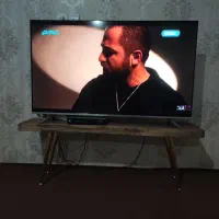 میز تلویزیون دست ساز با الوار گردو سیاه