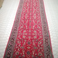 قالی کناره رنگ لاکی