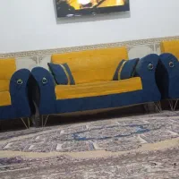 مبل هفت نفره تمیزبدون شکستگی|مبلمان خانگی و میز عسلی|تربت جام, جامرود|دیوار