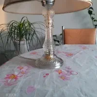 آباژور رو میزی پایه کریستالی|چراغ خواب و آباژور|پردیس, فاز ۱۱|دیوار