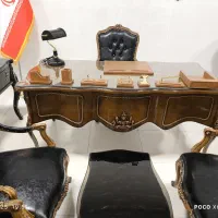 مبلمان اداری  میز مدیریت کلاسیک صندلی مدیریت|مبلمان اداری|تبریز, |دیوار