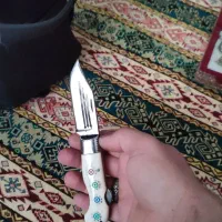 چاقو بابا دسته استخوان و تیغه فولاد