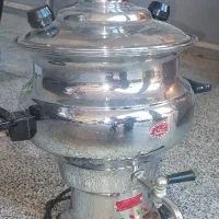 سماور برقی دوبار استفاده شده. نو  بدون ایراد