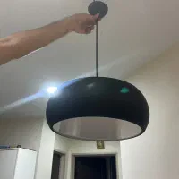 لوستر مدرن فلزی ۳ لامپه