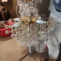 لوستر شیشه ای ،کاملا سالم و شیک|لوستر و چراغ آویز|کرمان, |دیوار