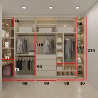 طراحی کابینت کمددیواری تی وی وال جاکفشی و|مصالح و تجهیزات ساختمان|قم, باجک یک|دیوار